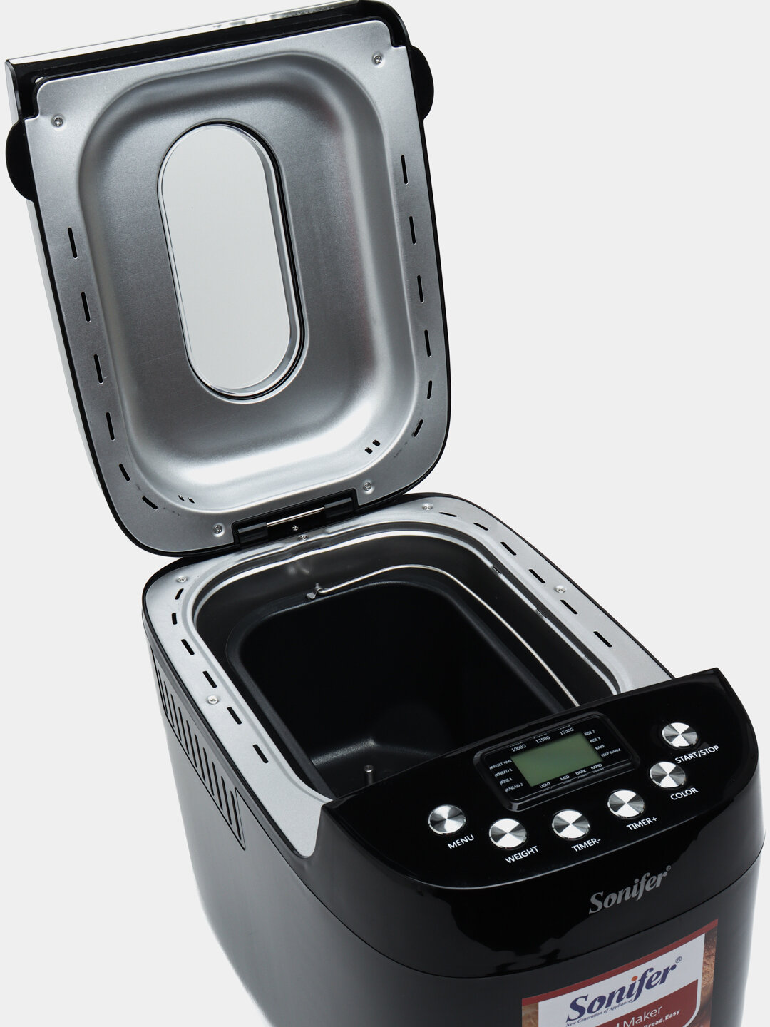 Хлебопечка Sonifer SF-4025, 15 программ, 850Вт, защита от перегрева — фото 1