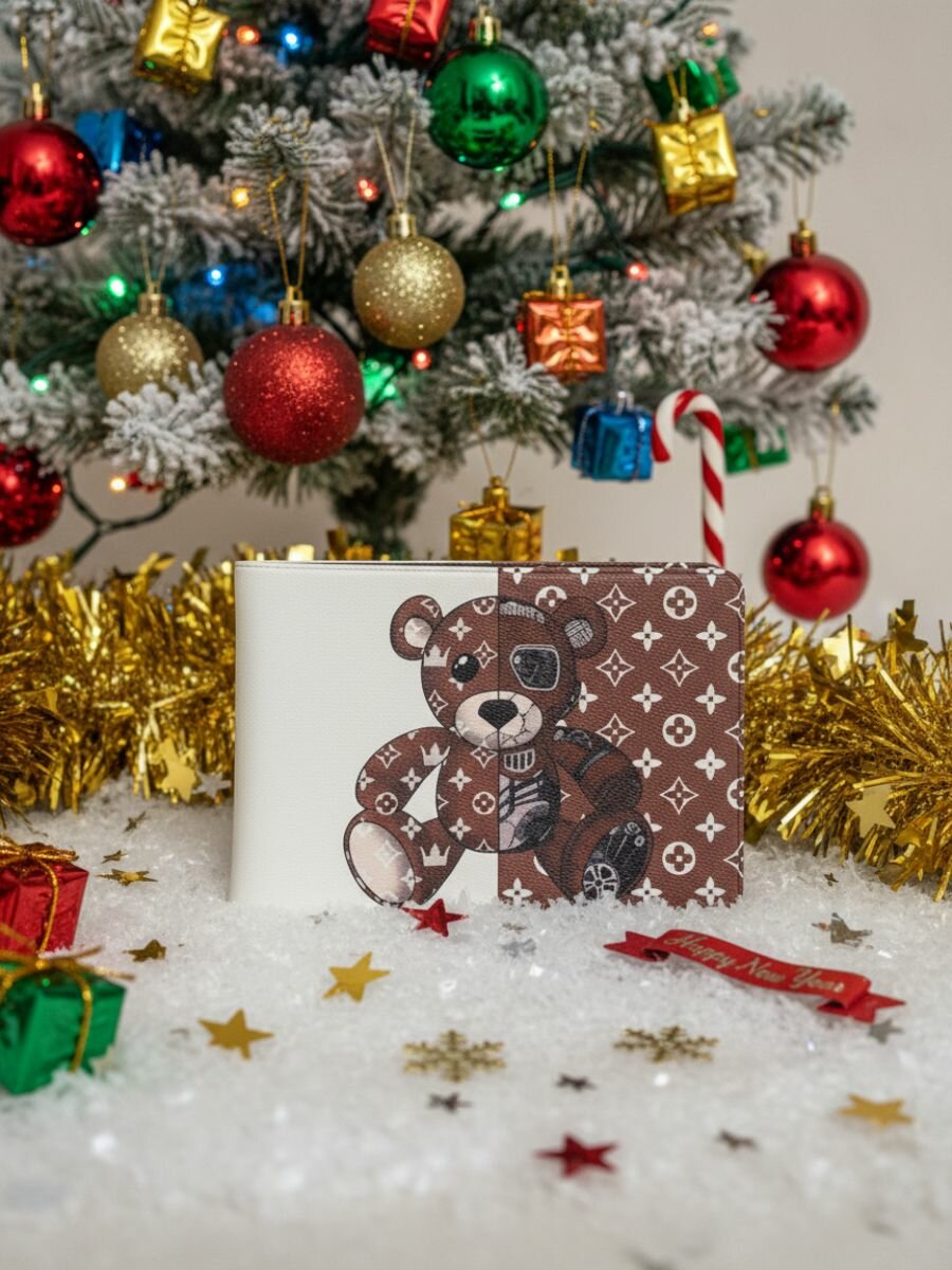 Обложка для студенческого билета Milarky, белый, коричневый — фото 1