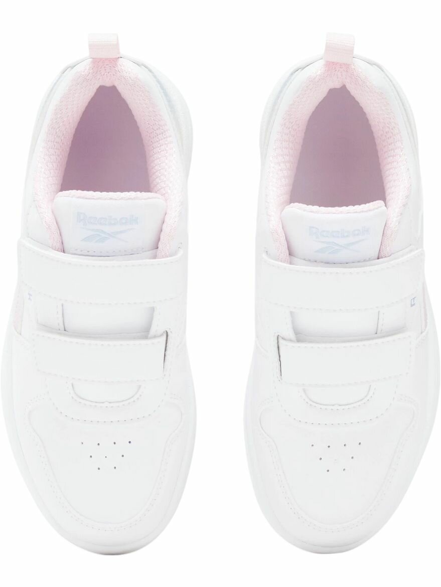 Кеды Reebok Royal Prime 2.0 Two Strap K, размер 12i US, белый/розовый/голубой — фото 1