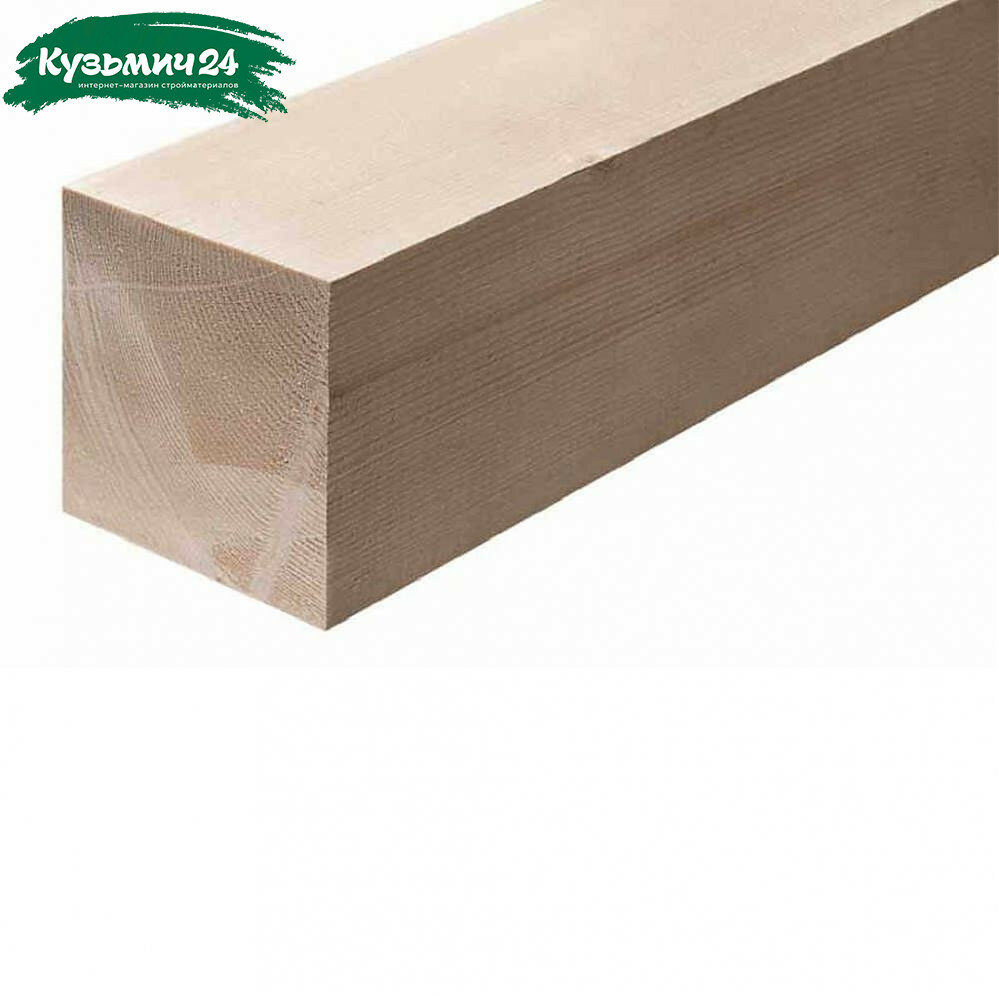 Брус клееный сорт АВ строганый Хвойные породы 100х100х3000 мм