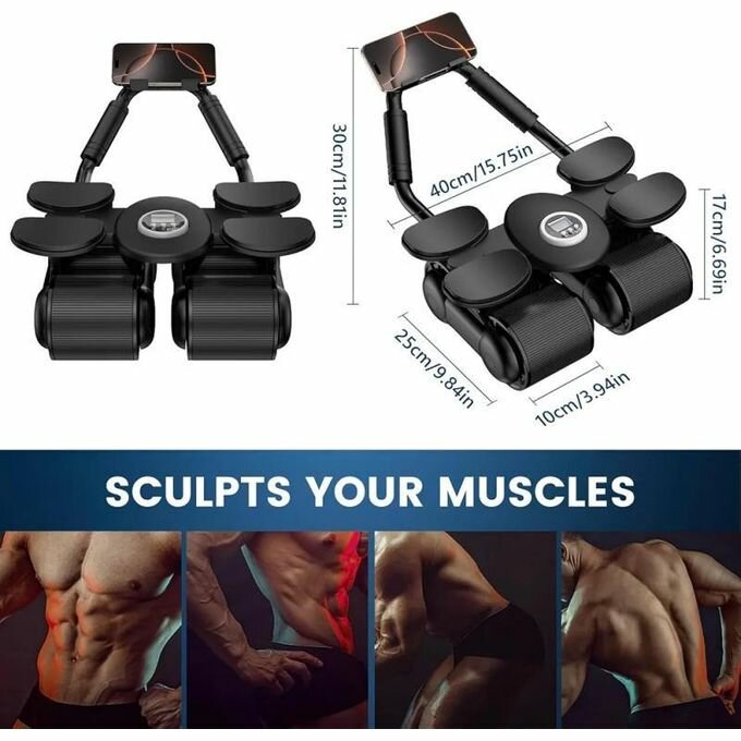 Ролик для пресса "Иренадер", с локтевыми упорами, для пресса — фото 1