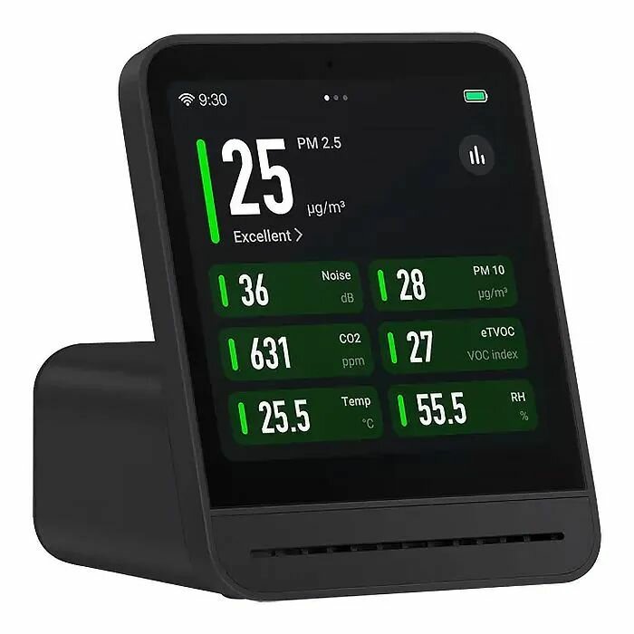 Картинки Анализатор качества воздуха Xiaomi Qingping Air Monitor 2(CGS2) Black, черный