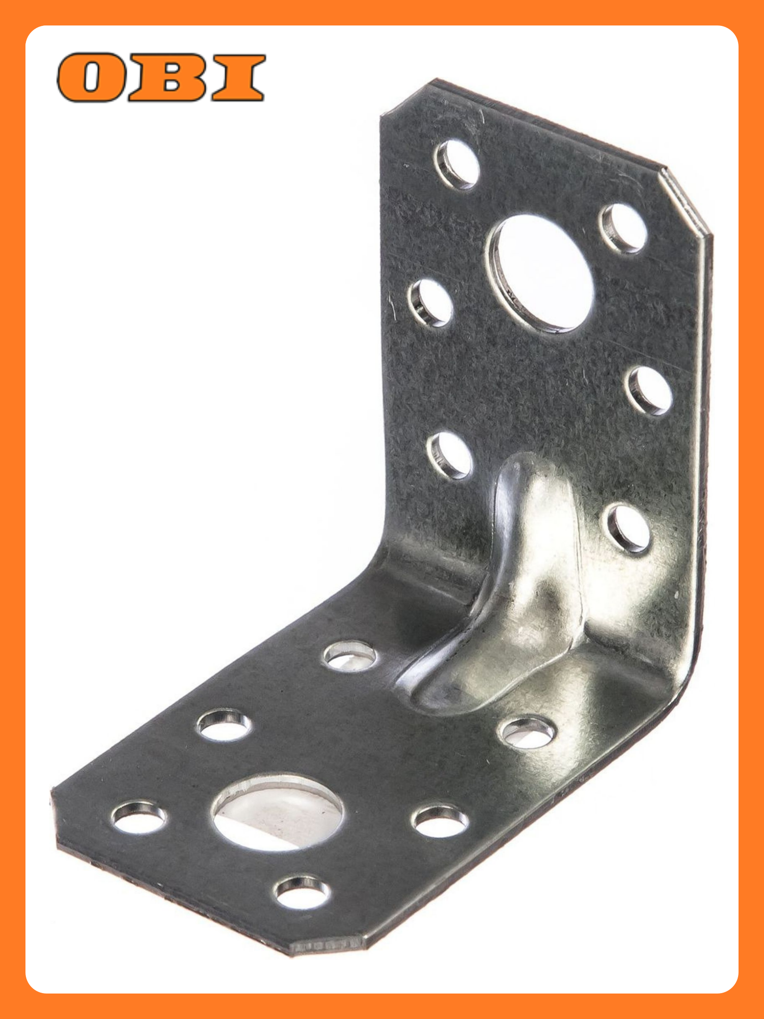 Уголок крепежный Tech-KREP kuu усиленный серебристый сталь 50x36x50 мм