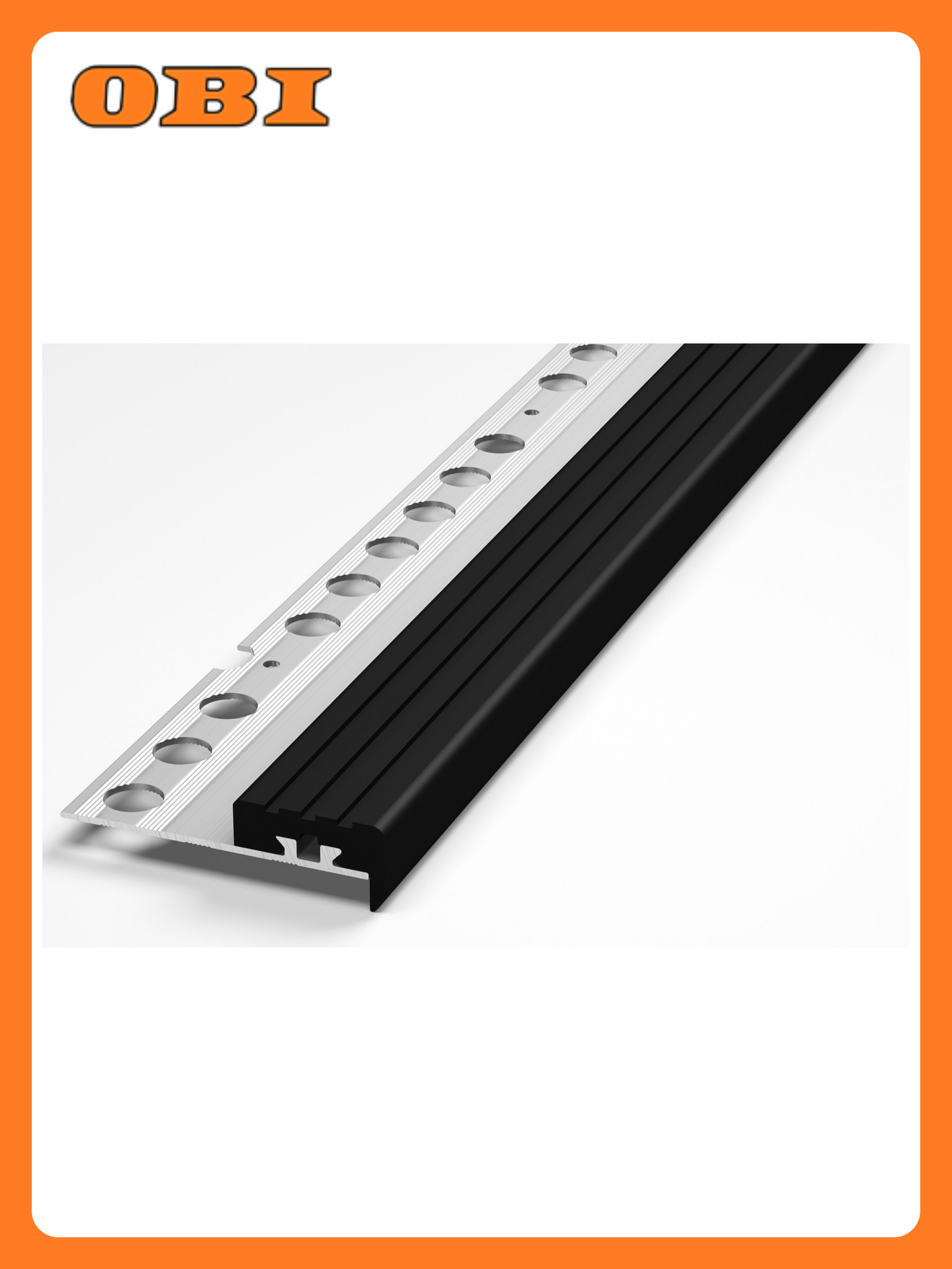 Профиль угловой алюминиевый лука 2500х25х10 мм черный 1шт