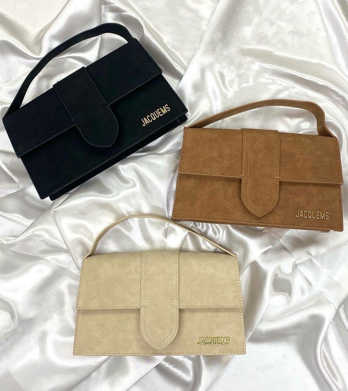 Сумка багет , бежевый — фото 1