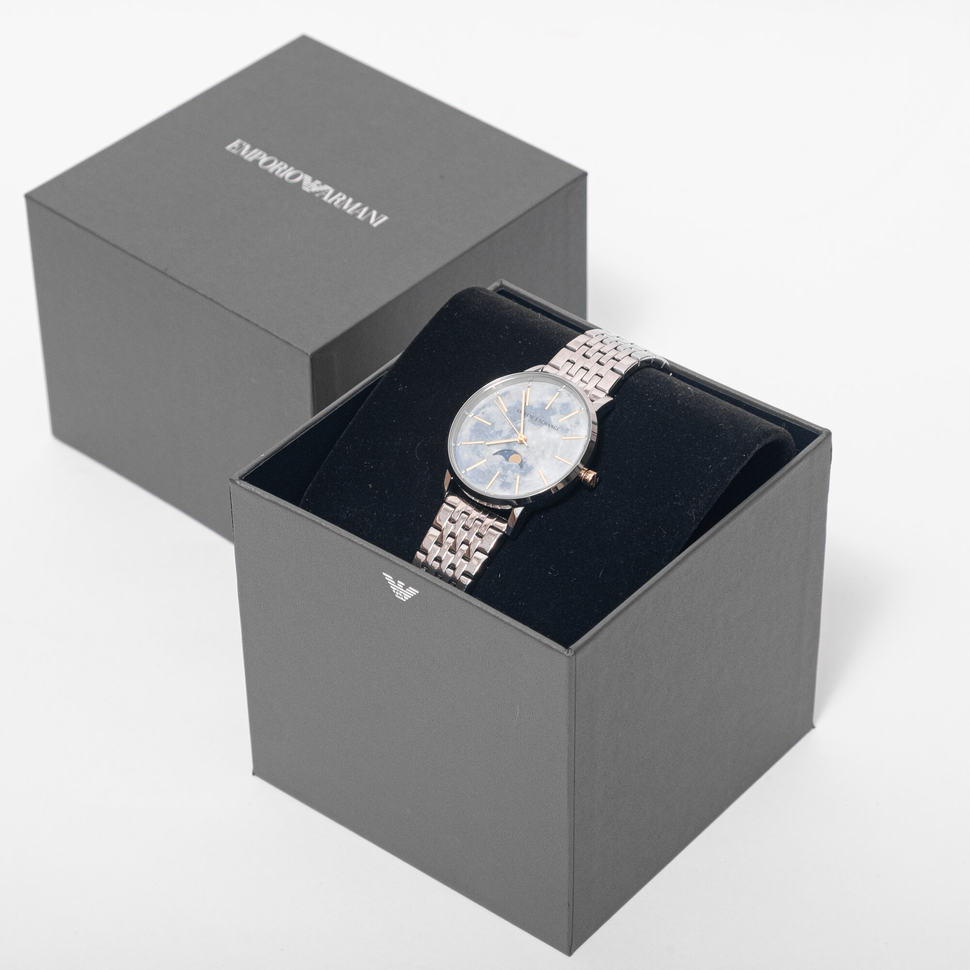 Наручные часы Armani Exchange Lola, серебристый — фото 1