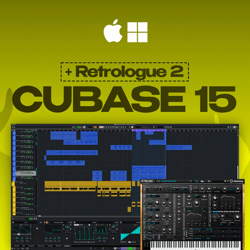 Cubase LE 15 + Retrologue 2 (лицензионный ключ) для macOS & Windows