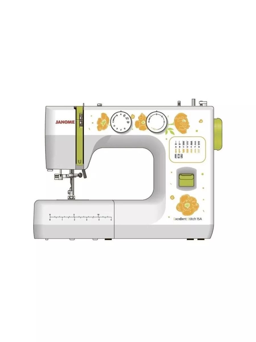 Швейная машина Janome Excellent Stitch 15A, 15 швейных программ