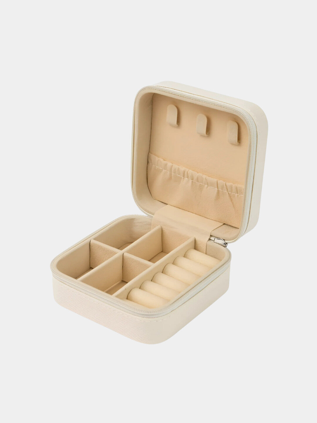 Шкатулка для украшений, Коробочка для хранения колец и серёжек, Дорожная косметическая шкатулка