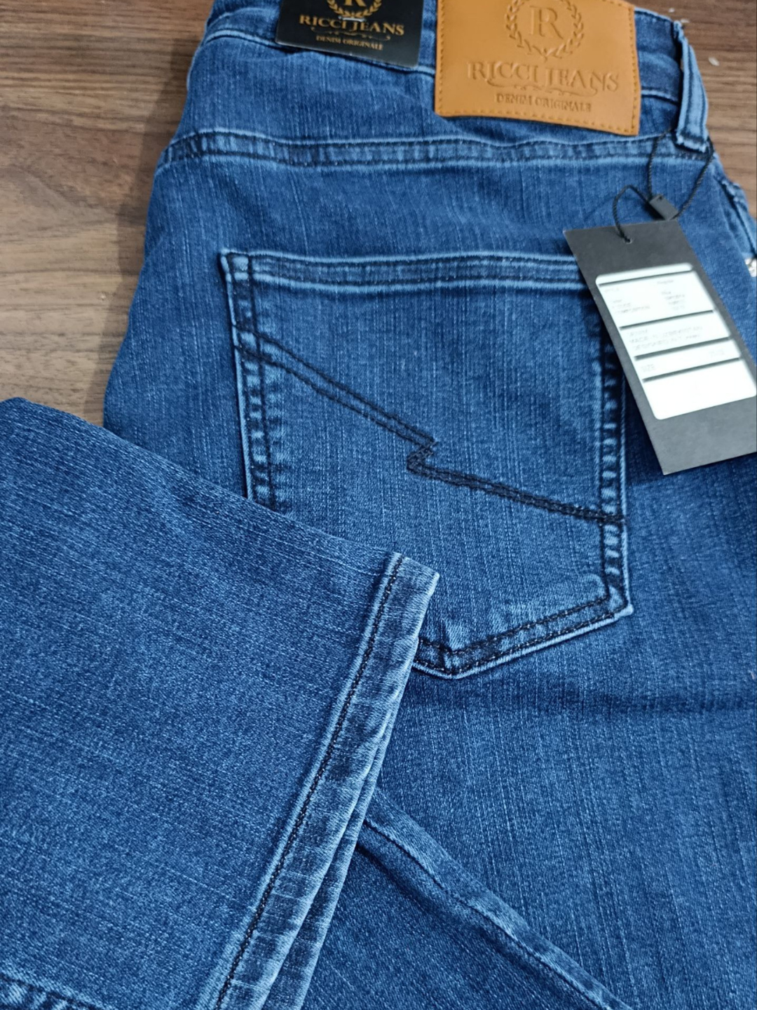 Брюки буткат , размер 31, джинсовый синий — фото 1