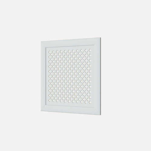 Изображение товара Экран декоративный для радиаторов и батарей: 600х600 мм, белый, готика, серия Модерн с рамкой