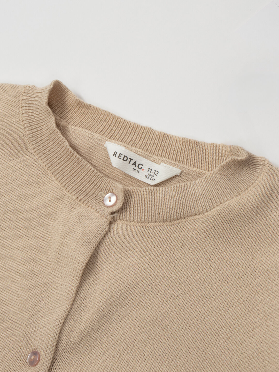 Пуловер REDTAG, размер 8-9 лет, cream — фото 1
