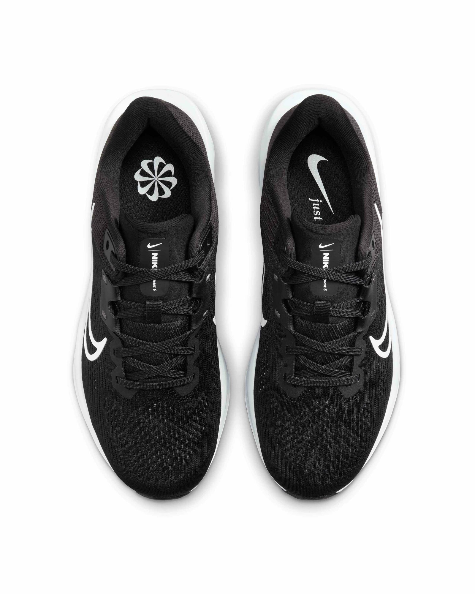 Кроссовки NIKE Quest 6, размер 10 US, черный — фото 1