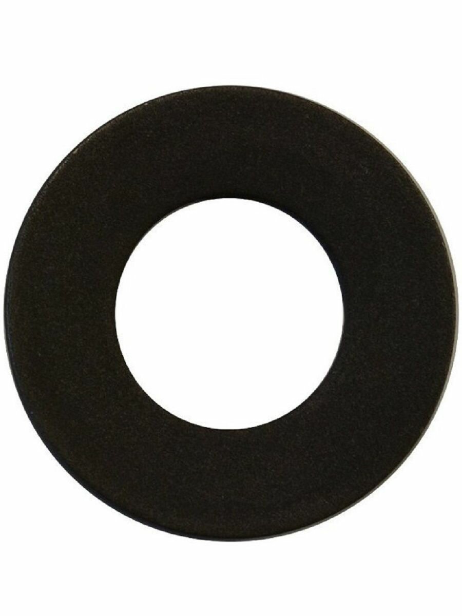 Прокладка сантехническая 1/2", резиновая, 19х11х2 мм (10 шт.) — фото 1