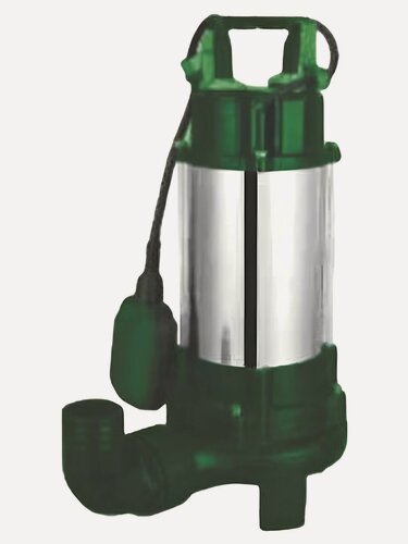 Изображение товара Насос фекальный Энергопром NF-1500, нержавеющая сталь, с ножом, погружной, защита от сухого хода