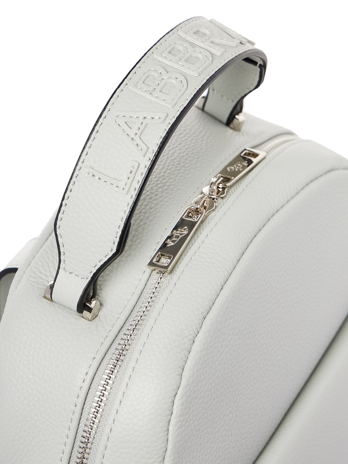 Сумка-рюкзак LABBRA, фактура гладкая, белый — фото 1