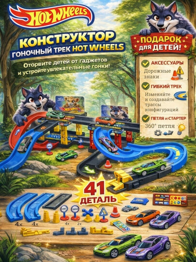 Парковка Хот вилс