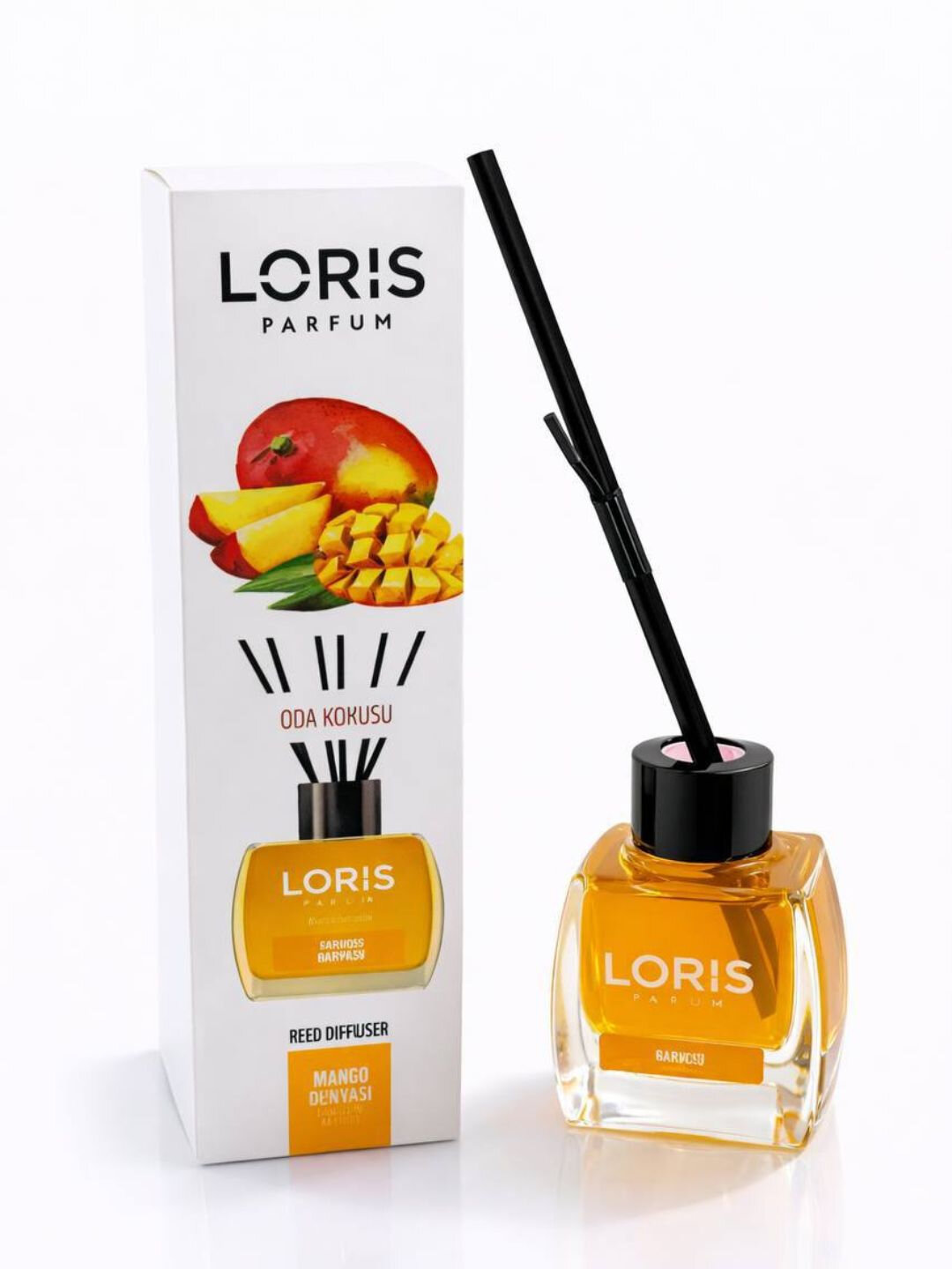 Аромадиффузор и освежитель Loris Parfums, для дома, офиса, с ароматами манго, 120 мл