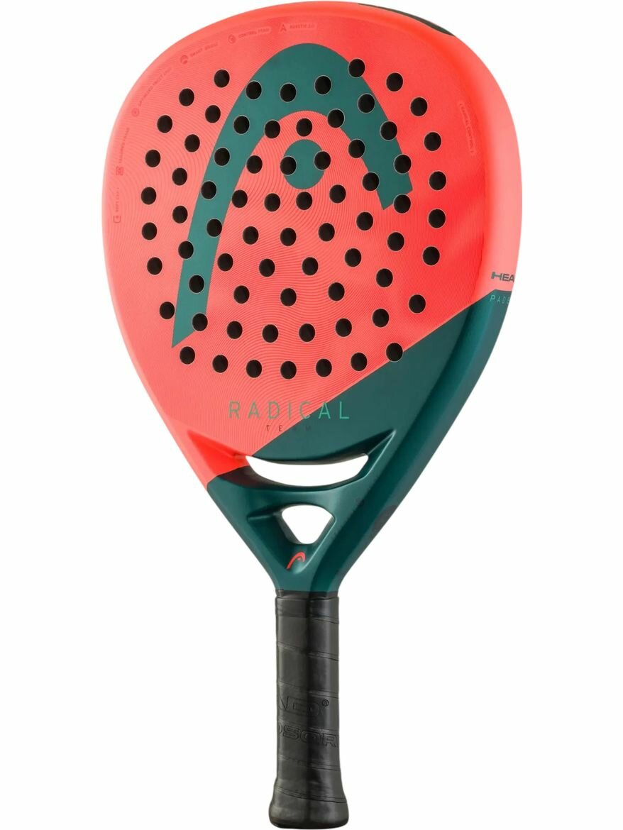 Ракетка Head Radical Team 2026 Падел-теннис фибергласс черный; красный 222056