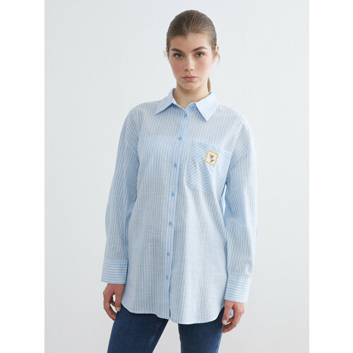 фото Туника lc waikiki, 1 шт., размер 36, blue striped
