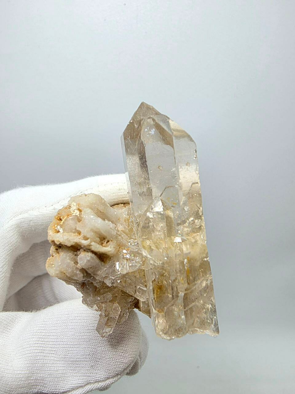 Горный хрусталь (Щётка) 56 мм, 69 г. — фото 1