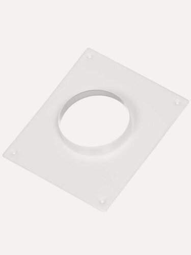 Изображение товара Площадка торцевая Viento 115ПМ металлическая для вентиляции диаметром 115 мм, производство Россия