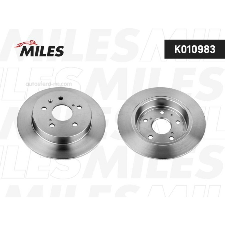 MILES K010983 Диск тормозной SUZUKI SX4 (пр-во Венгрия) 06- зад.