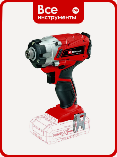 Изображение товара Ударный аккумуляторный винтоверт Einhell PXC TE-CI 18/1 Li Solo 4510034