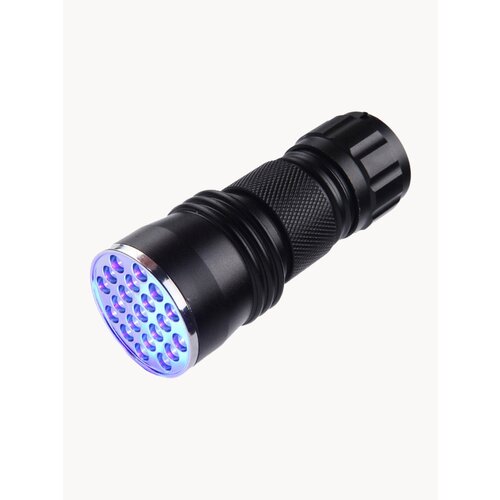 Ультрафиолетовый фонарик для работы с смолой EPOXYMASTER, 21 лампа, питание от батареек