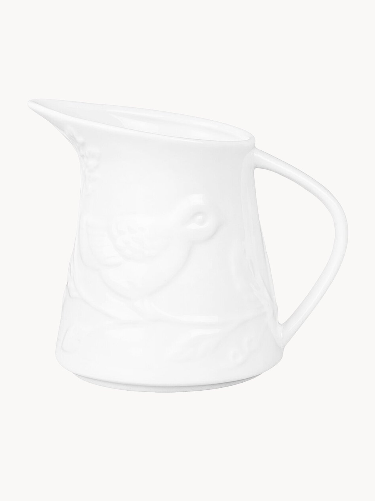 Кувшин для молока/ молочник фарфоровый 12х8,5х10 см 300 мл Elan Gallery Птички на ветке фарфоровый для воды без крышки