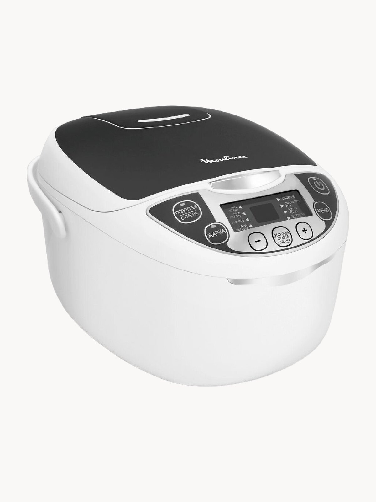 Мультиварка Moulinex MK707832, 5 л, 750 Вт, интеллектуальное приготовление, 10 программ, отложенный старт и поддержание тепла, чаша с керамическим покрытием