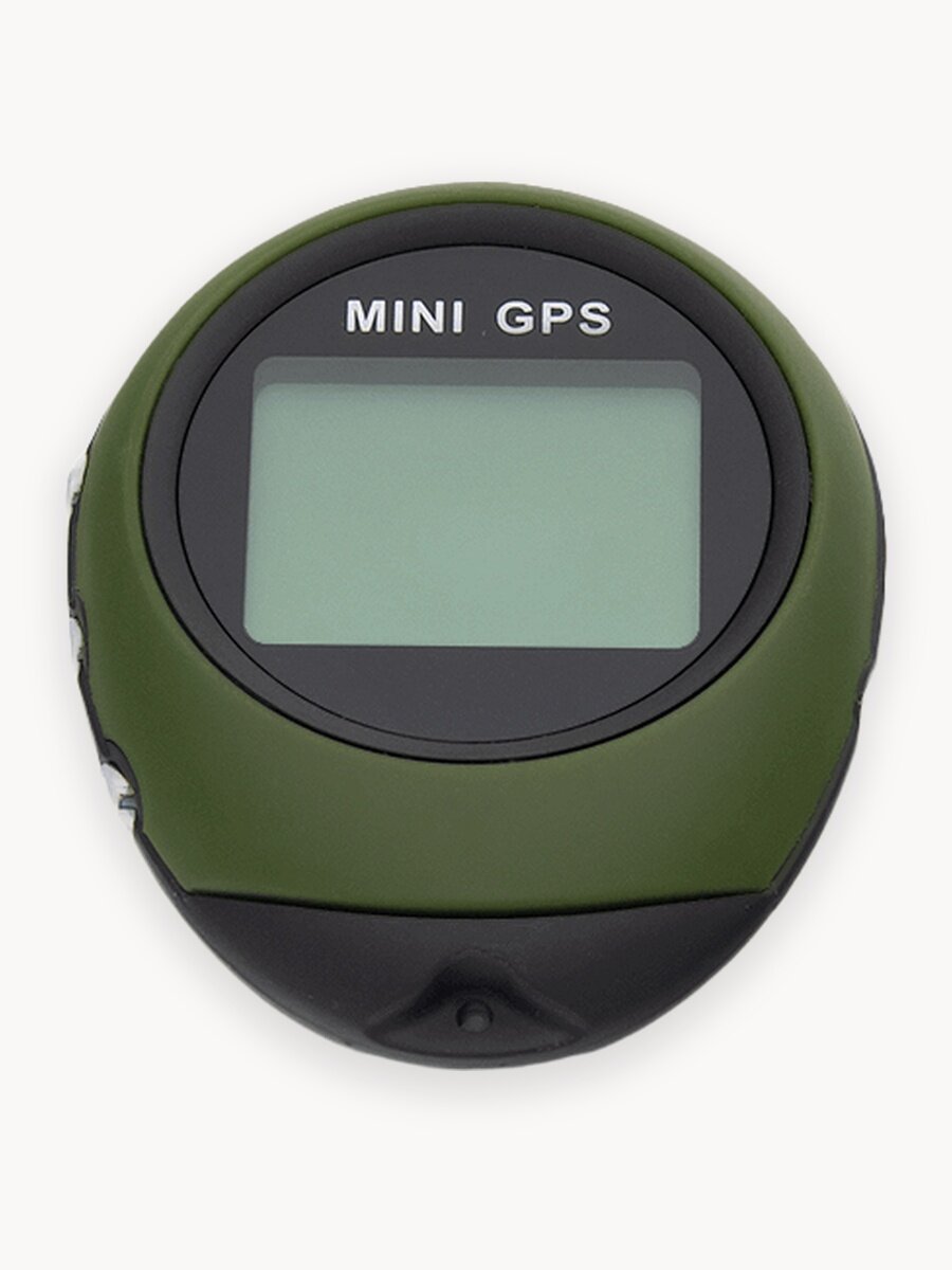 GPS компас Svendsen GPS-Mini, брелок, водонепроницаемый, зеленый