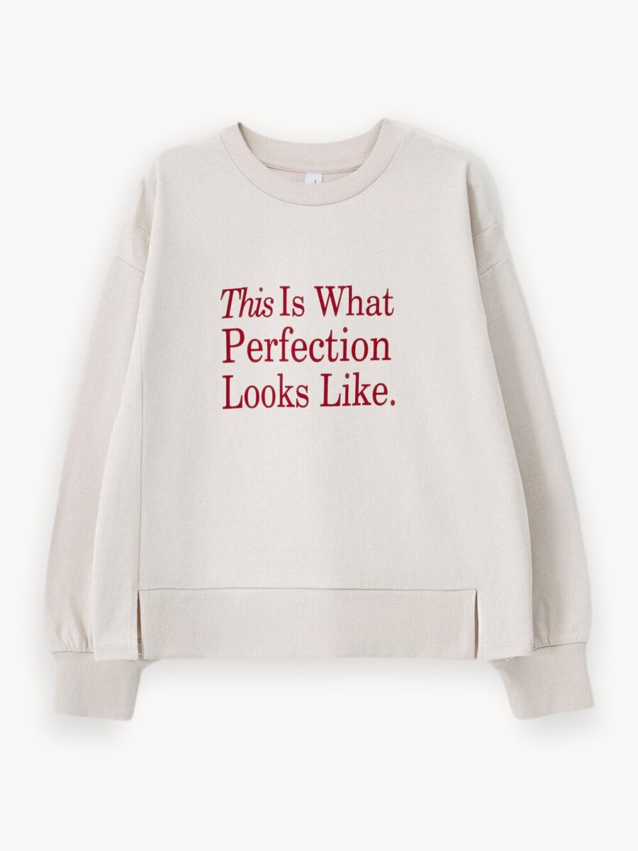 Свитшот Sela, размер 128, ультра светло-серый