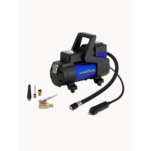 Компрессор с цифровым манометром и функцией автоматического отключения Goodyear GDYR-30 Smart с фонарем, 30 л/мин
