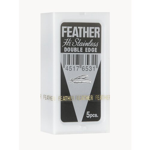 Feather Hi-Stainless Double Edge Blade Pillar Box 71-S Сменные лезвия 330₽