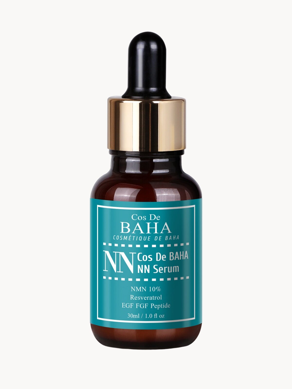 Антивозрастная обогащенная ресвератролом и NMN сыворотка для лица Cos De BAHA NN Serum, 30 мл