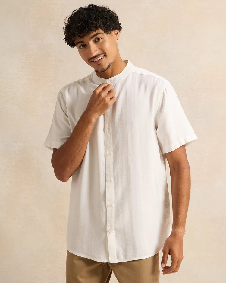 Рубашка REDTAG, размер S, бежевый — фото 1