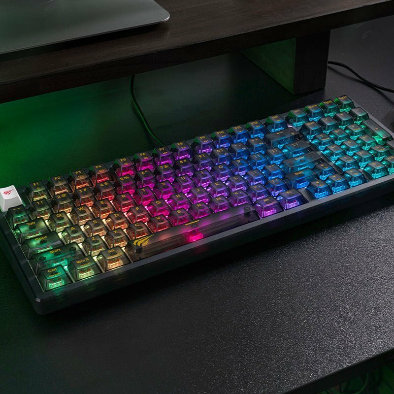 Клавиатура игровая Havit KB875L, RGB, механическая, с подсветкой, USB Type-C