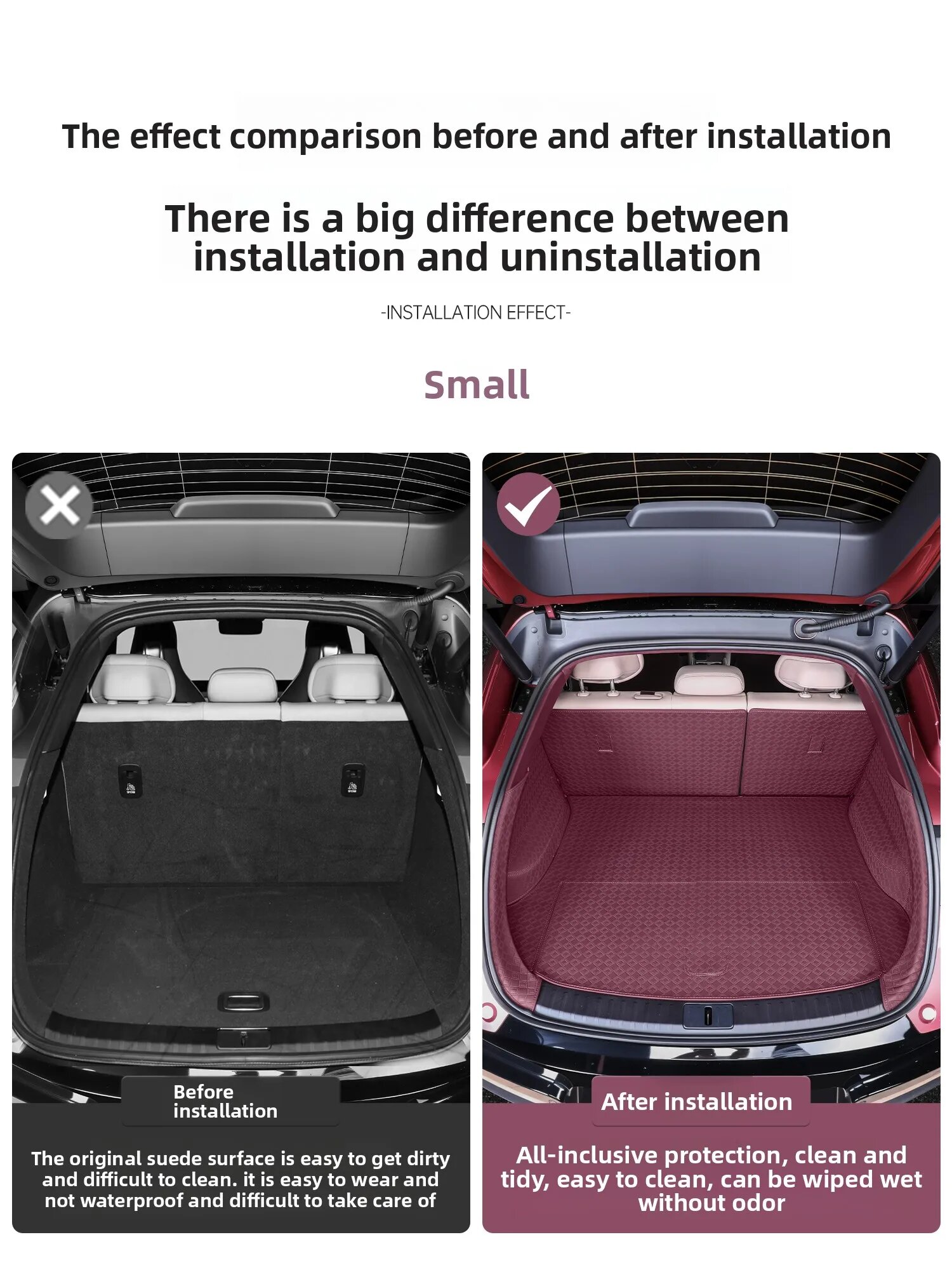 Изображение Для Xiaomi YU7 2025 кожаные задние коврики для багажника, защита от царапин, спинка сиденья, защита от ударов, аксессуары для внутренней отделки, Green 5PCS