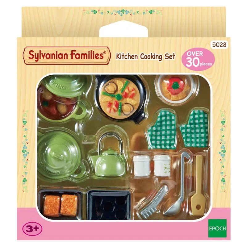 Набор Sylvanian Families «Большой обед», 2938, аксессуары для приготовления