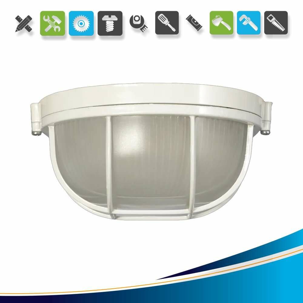 Светильник круглый с решёткой TDM Electric НПБ1302 1xE27x60 Вт IP54
