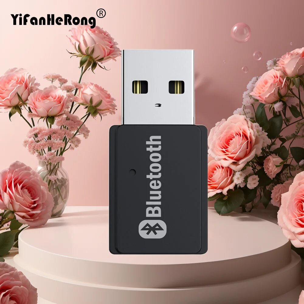 Bluetooth-совместимый передатчик 5.0 + EDR AD2P, беспроводной стерео-музыкальный адаптер для Windows 7/8/10/XP, компьютера, ПК