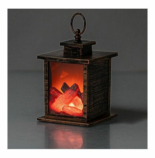 Светодиодный декоративный светильник-камин 