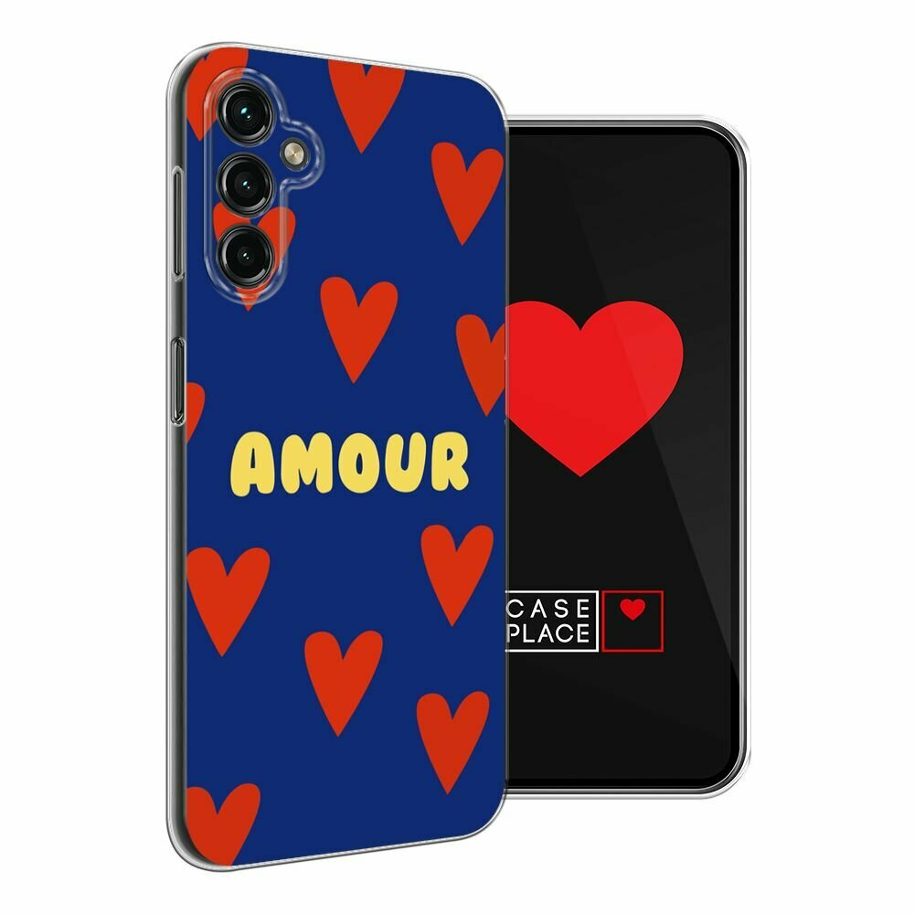 Чехол на Samsung Galaxy A14 4G / Галакси A14 4G с принтом "Amour art - 14 февраля" — фото 1