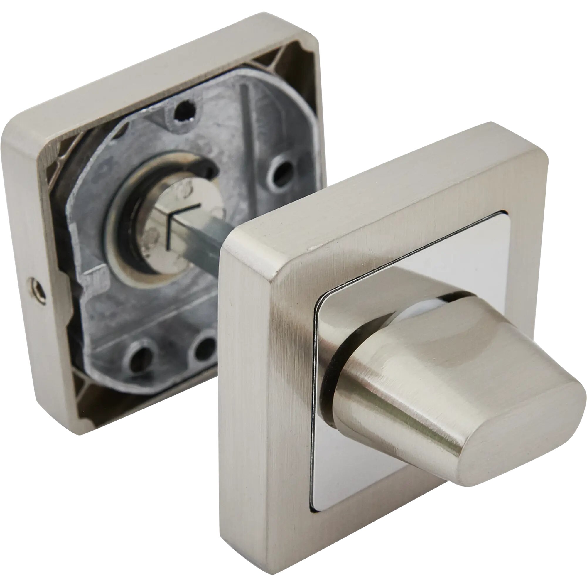 Фиксатор под ручки Punto BK6K. QR52 цвет матовый никель/хром