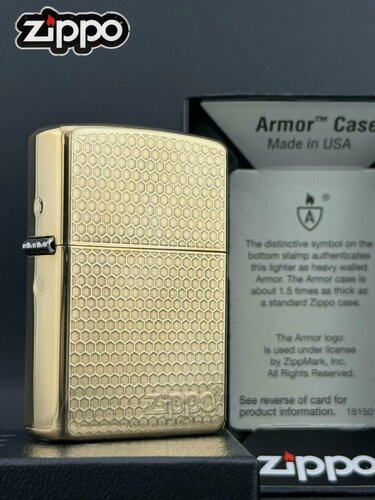 Изображение товара Бензиновая зажигалка Zippo Armor Honeycomb