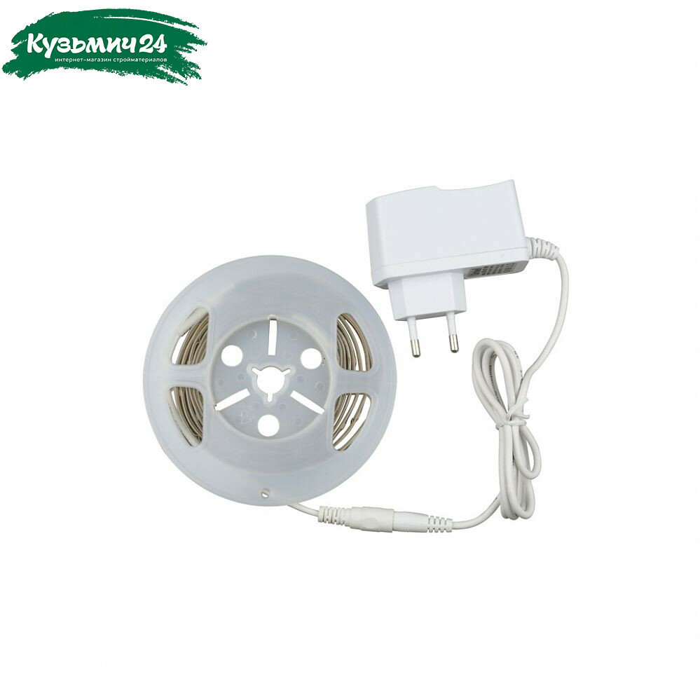 Комплект Uniel светодиодной ленты 2м спектр для рассады и цветения адаптер 18Вт ULS-P76-2835-42LED/m-IP65-2M-SPSB RRP18C00