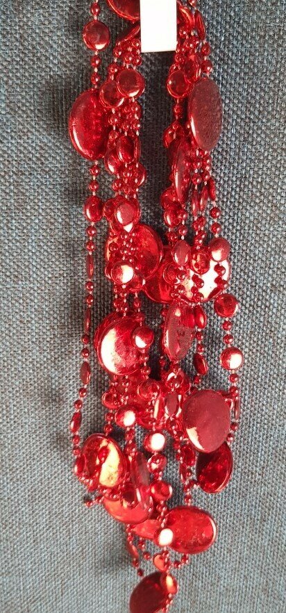 !09 елочное украшение - бусы 