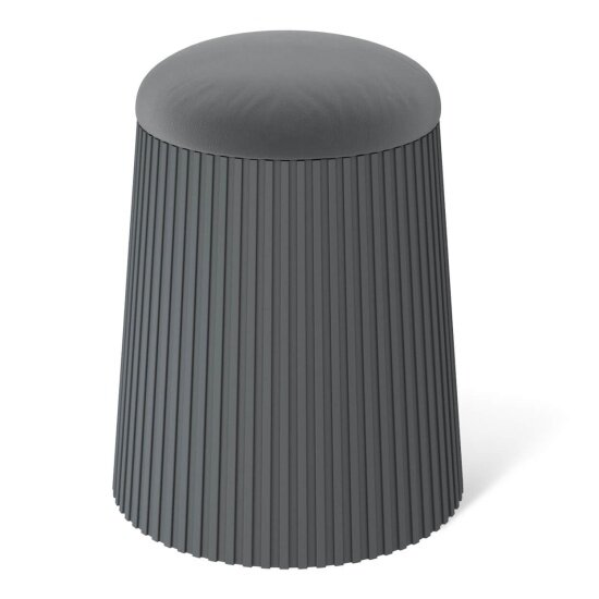 Пуф Sheffilton SHT-B23 Темно серый/угольно серый