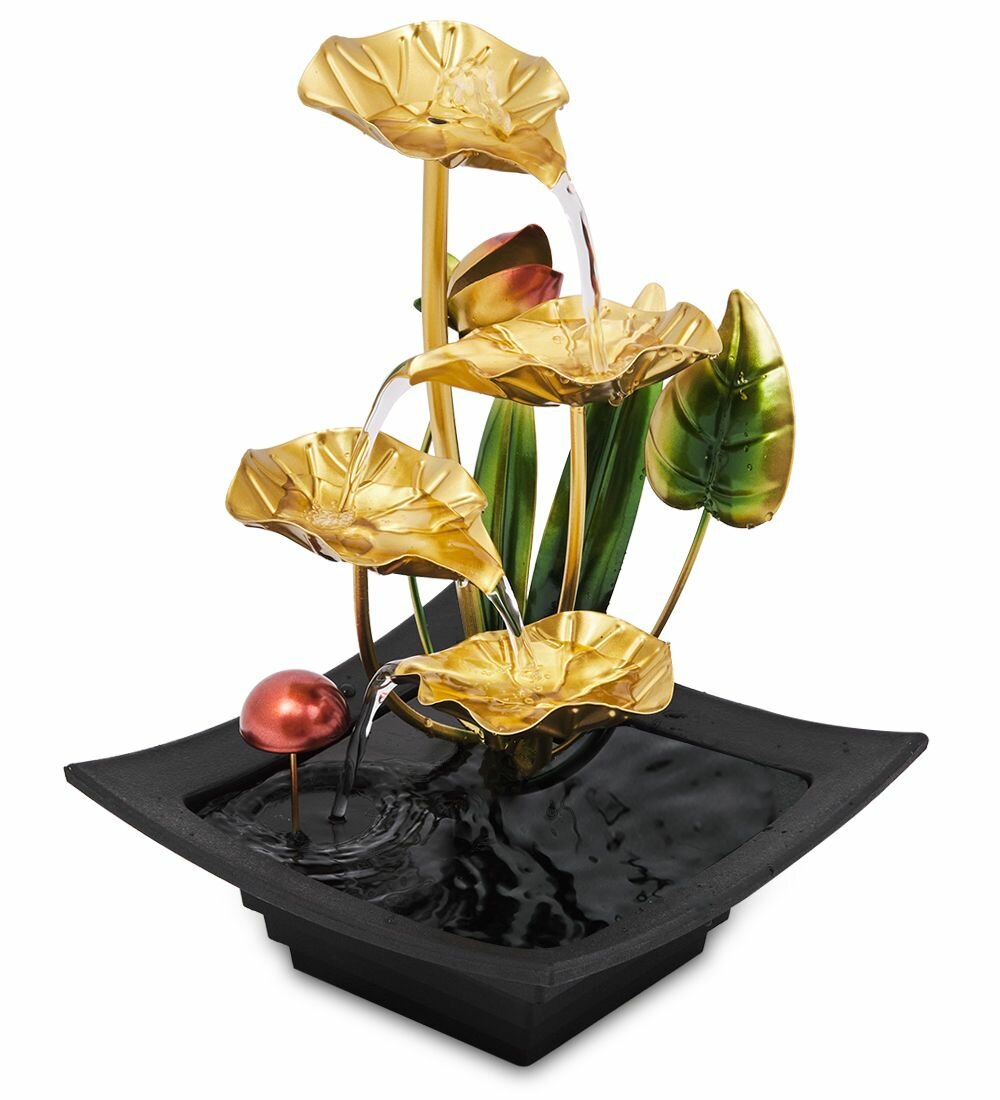 Настольный фонтан 'Золотая лилия' — фото 1